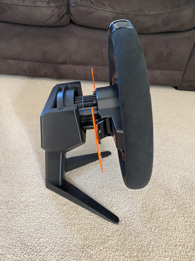 fanatec qr2 lite wheel stand by drkriegeraus hobby & diy electronics display 3d print model - Mito3D