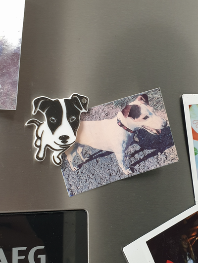 jack russell terrier hund jrt schlüsselbund magnet by ba97 kunst 2d schlüsselring abonnieren jackrussellterrier haustier 3d print model - Mito3D