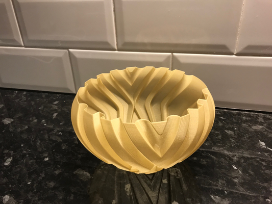 rudimental bowl by brithawkes household decor fruit vasemode vase 3d print model - Mito3D