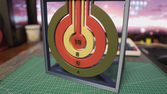 mini shooting target by fhitman711 props & cosplays 3d print model - Mito3D