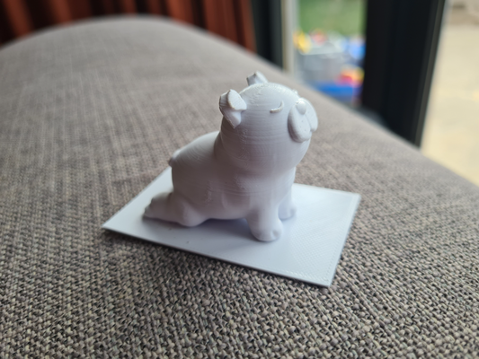yoga carlin by rose cendre miniatures animaux faire 39 exercice chien aptitude tapis zen 3d print model - Mito3D