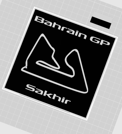 formül 1 bahreyn gp sakir by maegu sanat 2d formel büyük prix 3d print model - Mito3D
