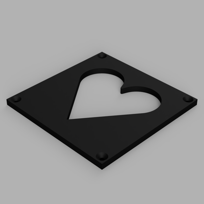 kalp şablon by ohrenstoepsel araçlar yönlendirici el ifadesi kalıbı şablonu 3d print model - Mito3D