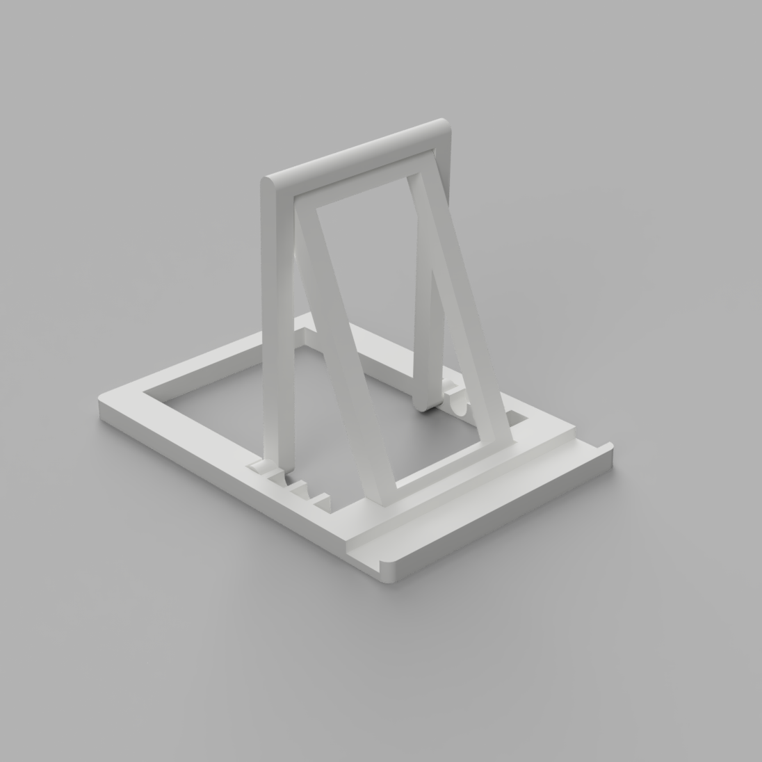 iphone ipad halfter klappbar faltbar by ohrenstöpsel werkzeuge gadgets stand ipadstand iphonestand ipadholder iphoneholder 3D print model - Mito3D