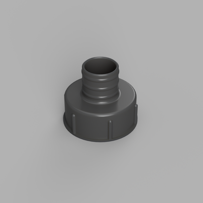 47mm évier adaptateur by ohrenstoepsel ménage jardin tuyau 25mm 42mm camping siphon cuisine schlauch drainer lavabo 3d print model - Mito3D