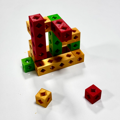 tıklama tuğlası 3d tuğla by david sarılma oyuncaklar oyunlar bulmacalar lego blok bloklar bina inşa bloğu 3d print model - Mito3D