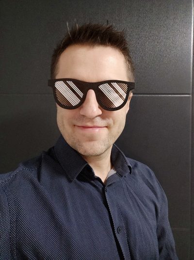 pieghevole occhiali sole bagliore by sevro moda bicchieri 3d print model - Mito3D