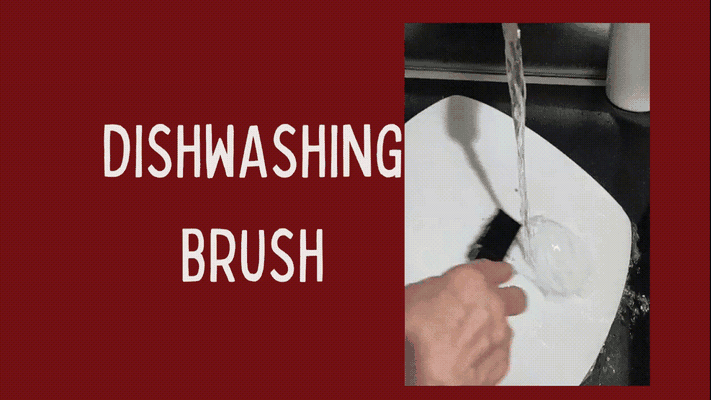 dishwashing brush by francescom tools hand kitchen contests dishes wash 3d print model - Mito3D