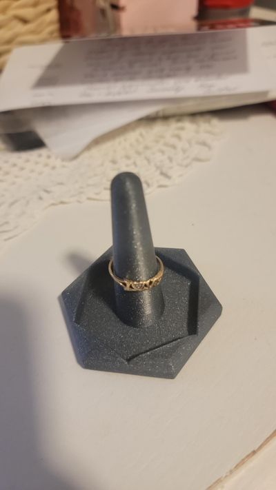 ring halter unterstützung by staubig druckt mode ringe 3d print model - Mito3D