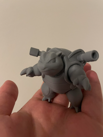 blastoise pokémon by phyxoo miniaturen kreaturen 3d print model - Mito3D