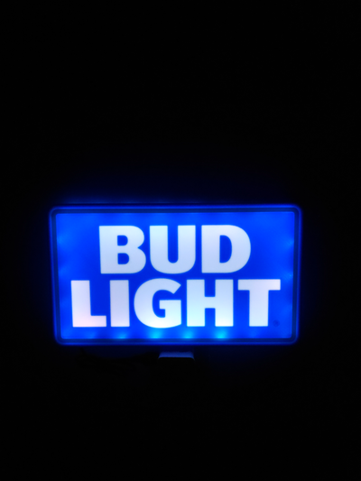 germoglio luce scatola cartello by l3d arte segni loghi budlight birra guidato lampada led ledbox almp bar lightbox barra luminosa scatole 3d print model - Mito3D