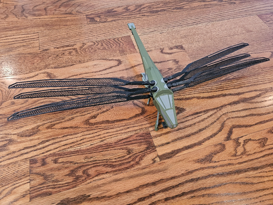 ornitóptero duna maleficio alas remezclado by pato poster pasatiempo bricolaje diy vehiculos película vehículo aire aeronave avión 3d print model - Mito3D