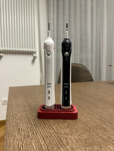 elettrico spazzolino titolare supporto by ale elli utensili orale b oral oralb 3d print model - Mito3D