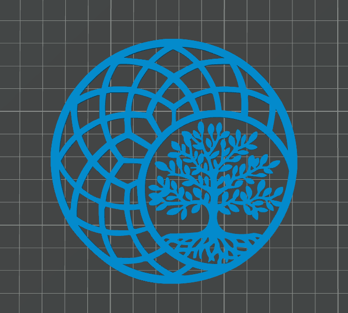 tree of life by ana portelinha art models 2dart decor treeoflife 2d 3D print model - Mito3D