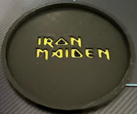 iron maiden coaster set by holzer06004 household house models 3d print model - Mito3D