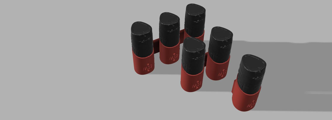 milwaukee m12 batería monta by oliver herramientas mano garaje almacenamiento 3d print model - Mito3D