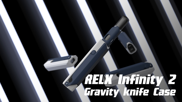 relx infinity 2 vape pen gravity knife case 5 pro by flowers gear tools organizers fidget toys 3d print model - Mito3D