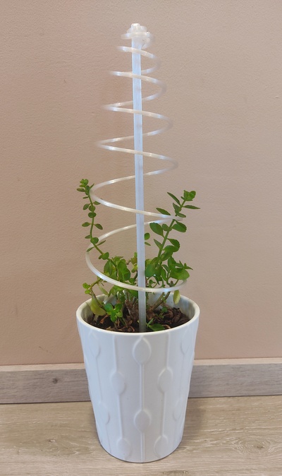 spiral pflanze unterstützung pritsche by abonnieren haushalt dekor einfacher druck einfaches design 3d print model - Mito3D