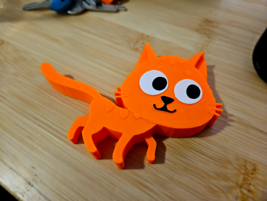 cartone animato carina gatto by matejb giocattoli giochi multicolore magnete hanicka buio mala macicca animale domestico 3d print model - Mito3D