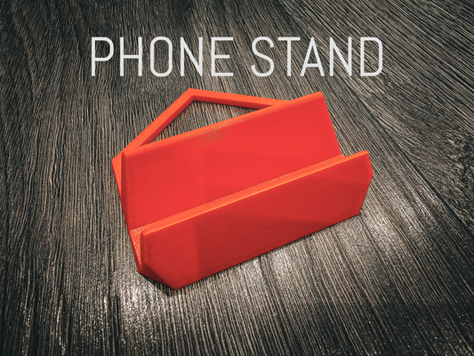 phone stand by concluzion household house models holder easy 3d print model - Mito3D