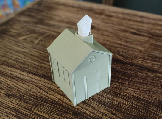 house tissue box by wazza10 household decor tissuebox 3d print model - Mito3D