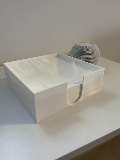 napkins - holder v1 by kvothet household decor napkin napkinholder kitchen accessories utensils art organizer organize white 3d print model - Mito3D