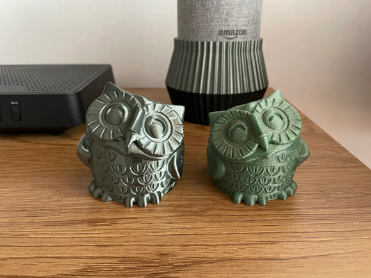 souriant hibou remixé by filar3d ménage décor accueil maison 3d print model - Mito3D