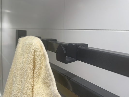 toalla soporte baño radiador by almirante casa modelos titular accesorio 3d print model - Mito3D