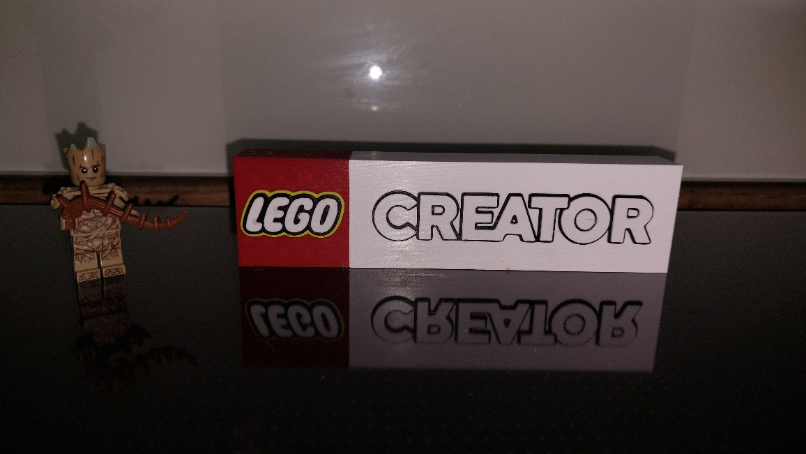 lego yaratıcı logo by kral sanat işaretler logolar lego yaratıcısı 3D print model - Mito3D