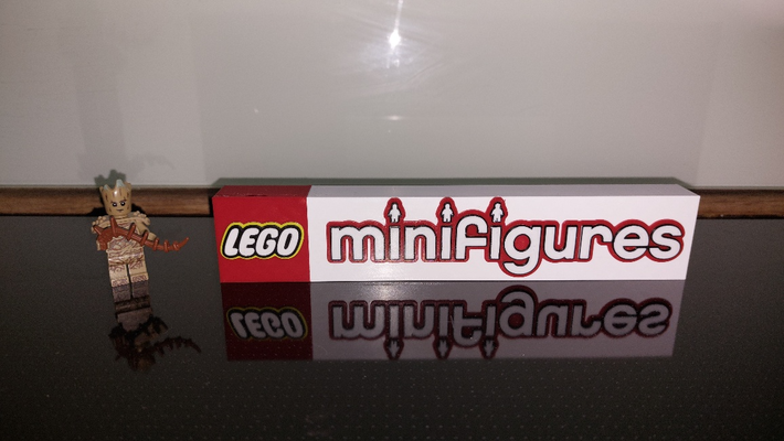 lego minifigures logo by king art signs & logos minifigure 3d print model - Mito3D