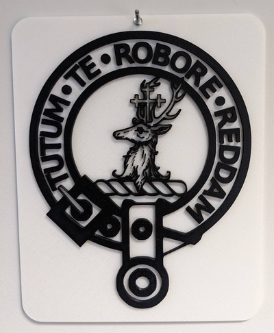 crawford coat of arms by photorob art signs & logos 3d print model - Mito3D