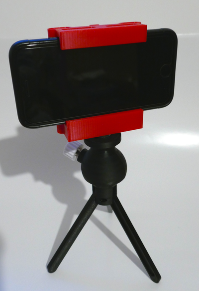 telefono titolare supporto treppiedi by staprin3d utensili handyholder cellula adattatore 3d print model - Mito3D