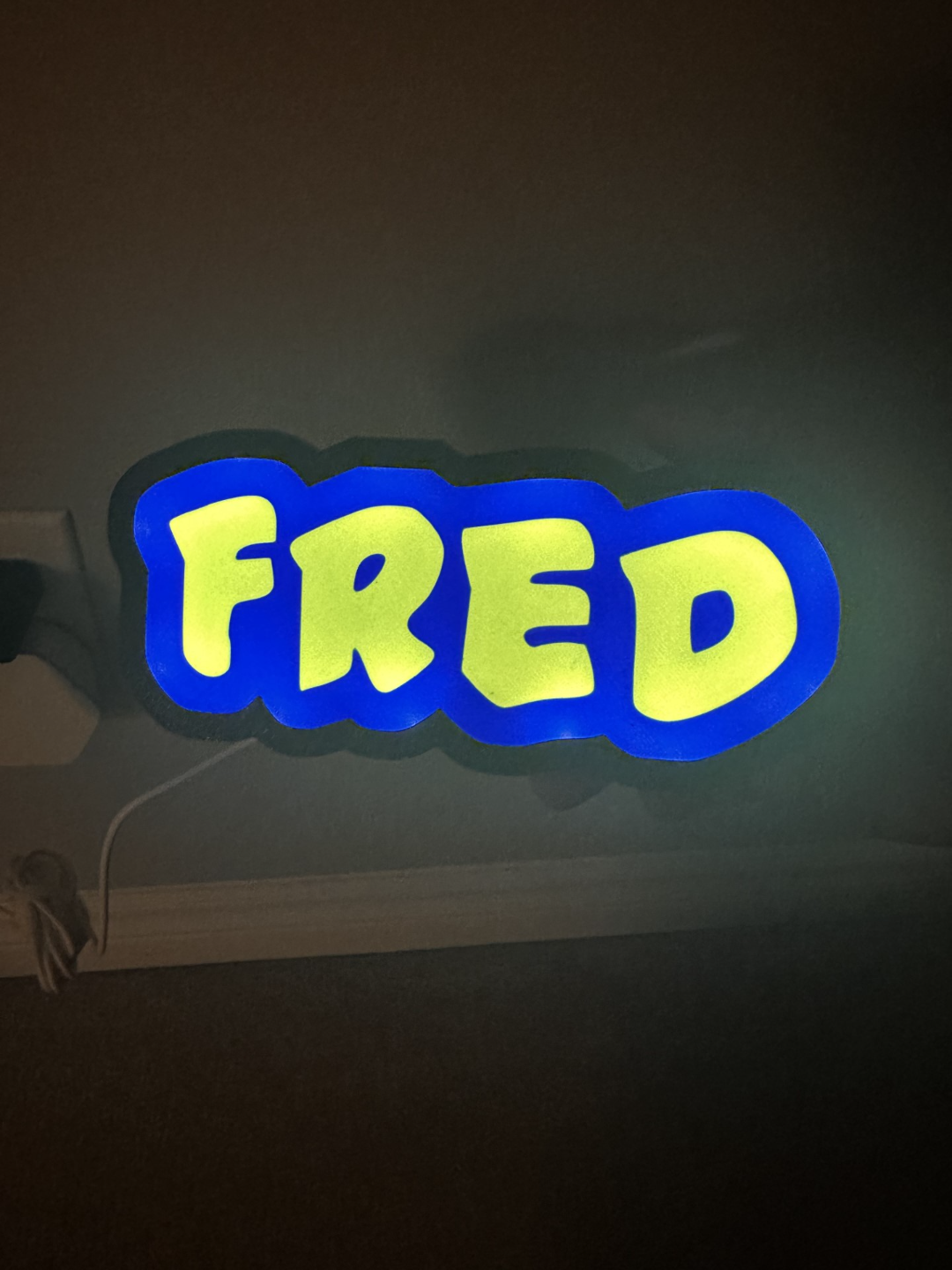 fred luce scatola by dylanslightbox passatempo fai elettronica guidato lampada lightbox 3D print model - Mito3D