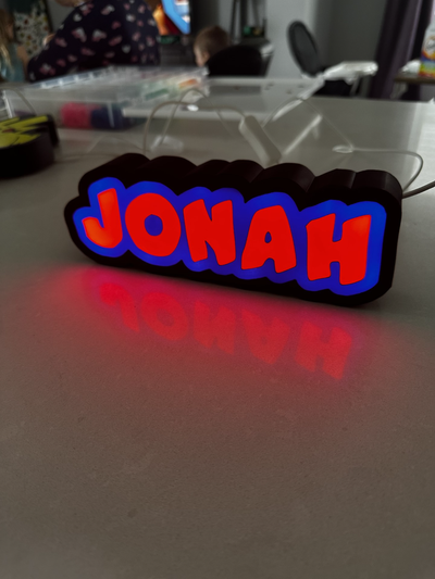 jonah light box by dylanslightboxes hobby & diy electronics led lamp lightbox 3d print model - Mito3D
