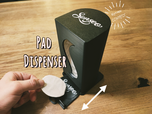 kaffee pad spender by bam design haushalt büro cafe senseo philipps box 3d print model - Mito3D