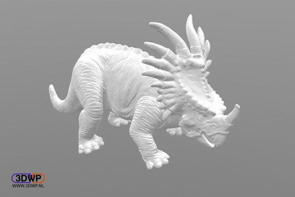 styracosaurus by 3dwp nl arte esculturas 3dscan dinossauro varredura triceratops 3d print model - Mito3D