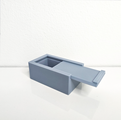 klein lager box gleiten deckel by abonnieren werkzeuge veranstalter fall mantel container organisieren qualität produktion perfekt münze verstauen modern design minimal 3d print model - Mito3D