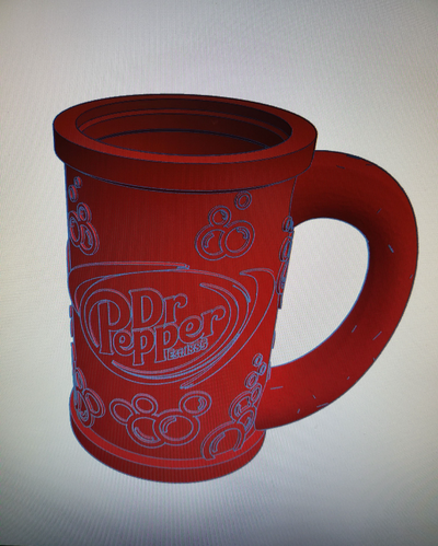 dr pepper by aj read science discovery center household decor 3d print model - Mito3D