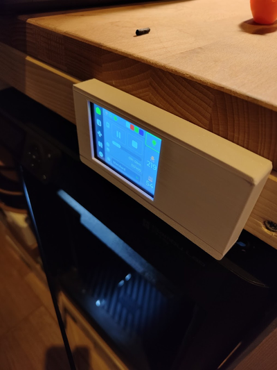 screwable xtouch holder by raketwissenschaftler 3d printer accessories mount desk 3d print model - Mito3D