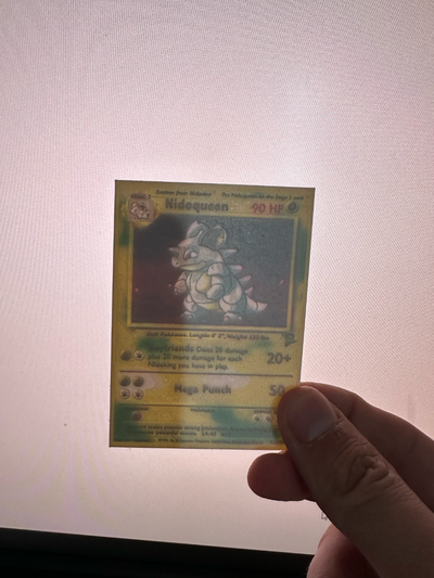 nidoqueen pokemon card lithophane by thatguy08 art 2d 3d print model - Mito3D