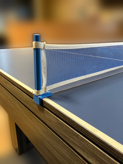ping pong net titulaire soutien 15mm épais table by baissier loisir diy sport air 3d print model - Mito3D