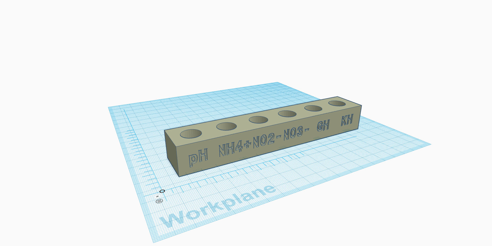 aquarium aqua tester tube titulaire soutien by maigre loisir diy 3D print model - Mito3D