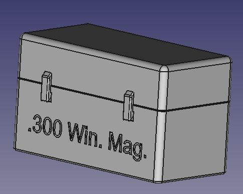 patronen box 300 win mag by thunderbee99 hobby & diy 3D print model - Mito3D