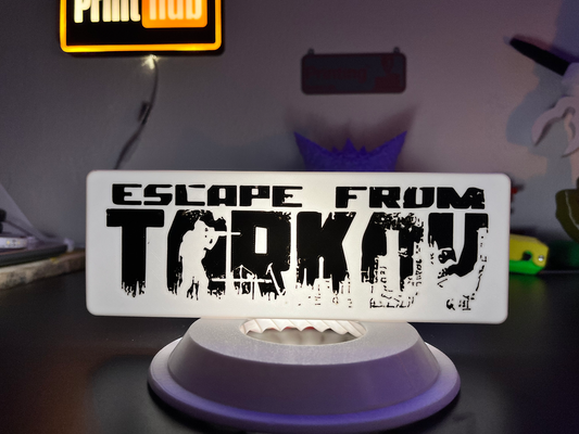 escape tarkov lamp led by stranger hobby & diy electronics escapefromtarkov eft sign 3d print model - Mito3D