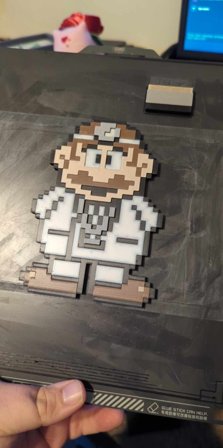 yeniden düzenleme nintendo dr mario 8 bit karıştırılmış by efsanevi tasarım an gümrük oyuncaklar oyunlar karakterler retro oyun mario 3D print model - Mito3D