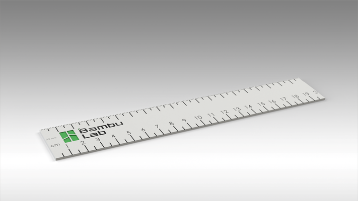 lineal metrisch 200mm by 3d drucken meister nabe werkzeuge messen geschäft bambu a1 mehrfarbig 3d print model - Mito3D