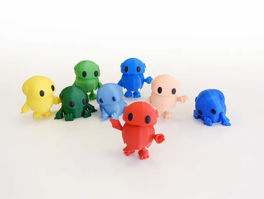 mini articulado robô ams remixar remixado by maker1o1 brinquedos jogos humano figura flexi multicolorido 3d print model - Mito3D