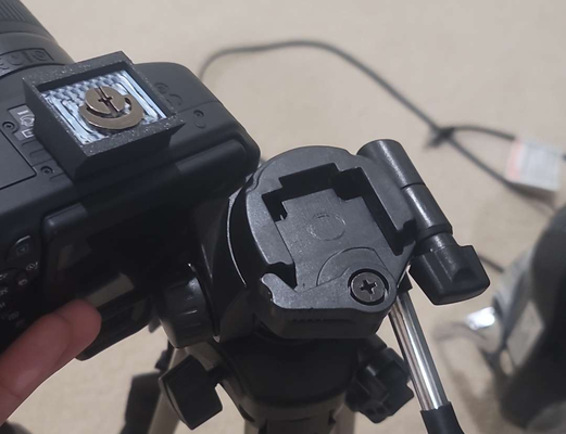 genérico tripé montagem prato câmera by derpfacelar passatempo faça acessório acessórios tripodadapter adaptador 3d print model - Mito3D