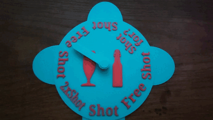 drinking game by jkdesigns toys & games board fun party entertainment trinkspiel spiel lustig silvester 3d print model - Mito3D