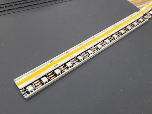 profil double led bande montage rail 10mm by brad ftbt 3d loisir diy électronique leds ledmount led ledholder lumière 3d print model - Mito3D